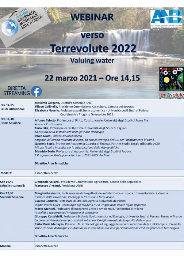 WEBINAR 22 marzo 2021